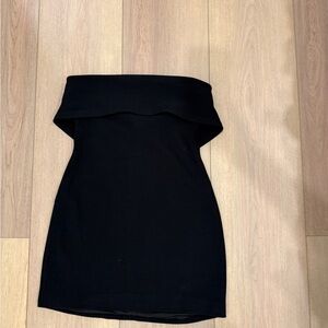 Meshki Black Strapless Dress